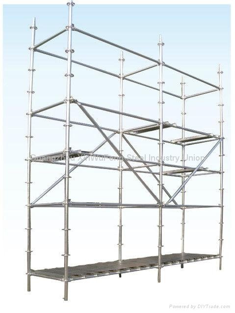 Highly Damage Resistant Galvanized Cuplock Scaffolding Manual For Architecture 5