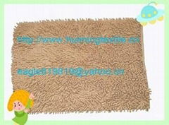 Chenille Floor mat,shiny chenille living