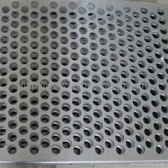 Round holes punched perforated metals