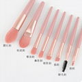 8 travel makeup brush sets OEM 3