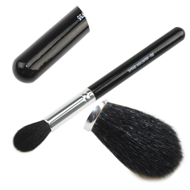 FG35 black wool conical highlighter brush 2