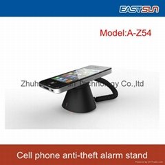 Mini  cell phone Anti-Theft Security Display alarm charging Holder
