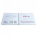 EM magnetic strip barcode label security system used in libraries management 