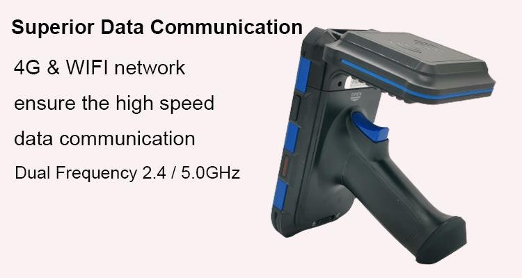 Long Range SDK 860-960Mhz 5-10M Reading Range UHF RFID Handheld Reader 4