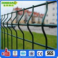 Powder coated fence panels