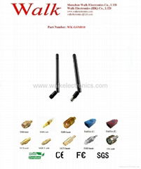 rotatable SMA rubber GSM/GPRS/AMPS/CDMA Quad Band Antenna(WK-GSM010)