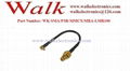 RF cable assembly/Pigtails/Jumper Cable: SMA female straight to MMCX male right  1