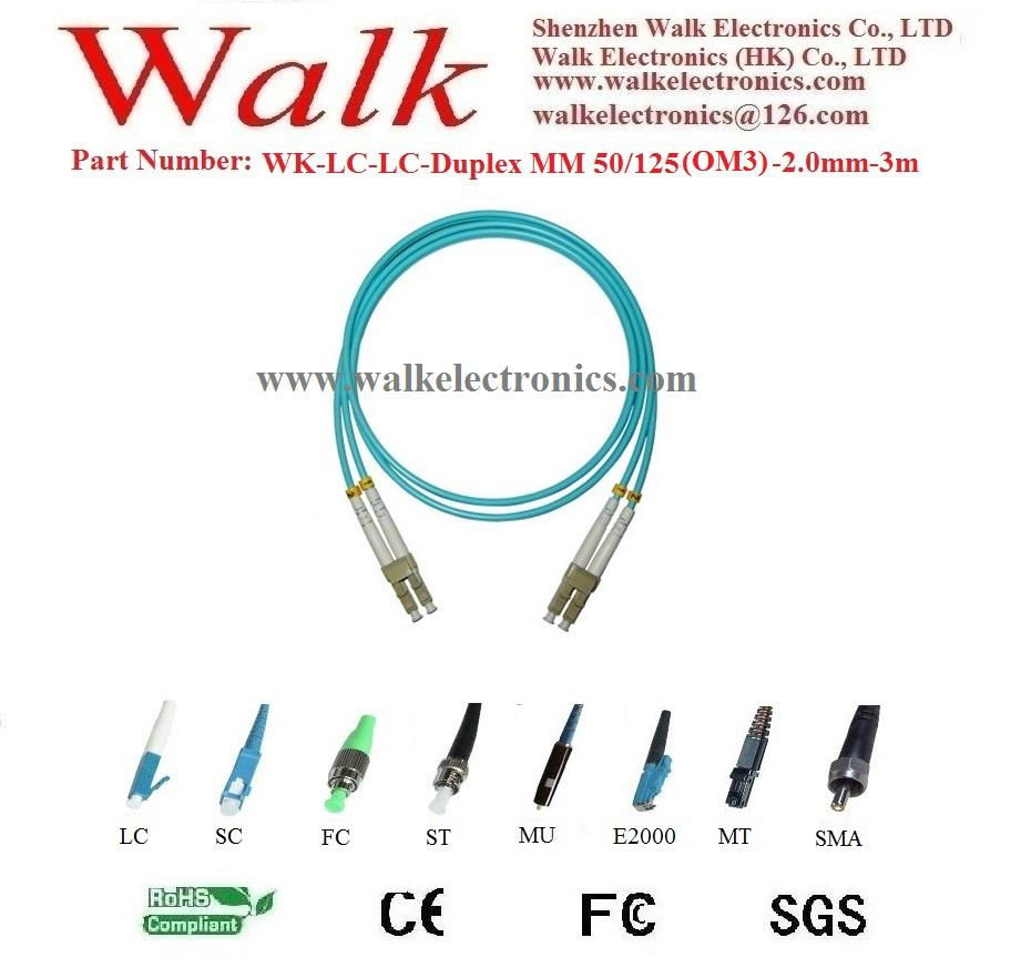 Fiber Patch Cord,fiber jumper cable,duplex LC to LC,multi mode OM3 50/125