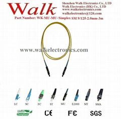 Fiber Patch Cord, fiber jumper cable, simplex MU to MU, single mode 9/125