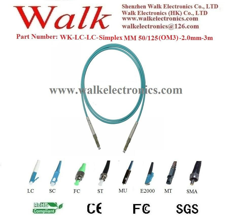 Fiber Patch Cord,fiber jumper cable,simplex LC to LC,multi mode OM3 50/125