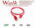 cat6 patch cable, network cable, ethernet cable, RJ45 to RJ45 cat6 cable, red 1