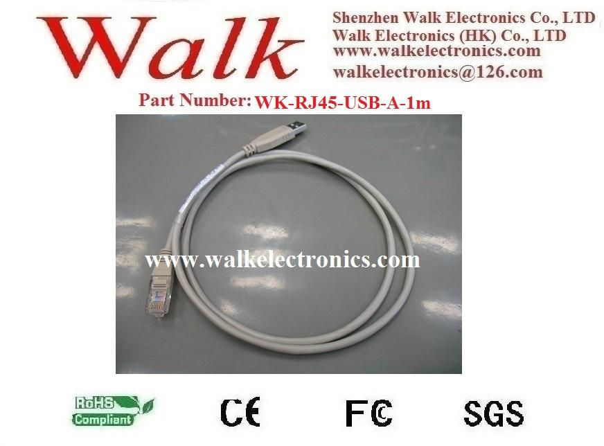 cat5 patch cable, network cable, ethernet cable, RJ45 to USB with cat5 cable 