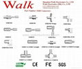 SMB connector for RG174, RG178, RG179,