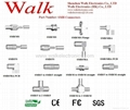 SMB connector for RG174, RG178, RG179, RG316 cable, SMB antenna connector