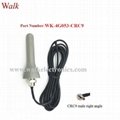 CRC9 male angle small size outdoor use screw mount GSM 3G 4g lte car antenna 1