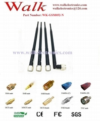 7dbi high gain N male 3G GSM rubber Antenna foldable gprs gsm 3g swivel antenna