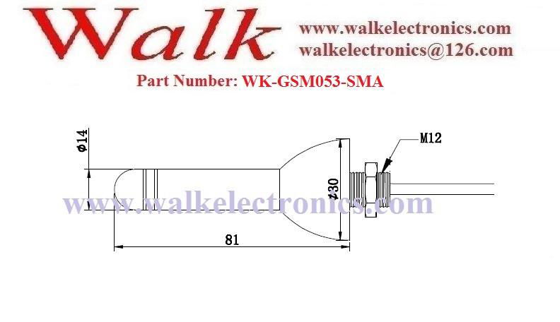 sma male small size outdoor use screw mount waterproof roof mount 3G GSM Antenna 2