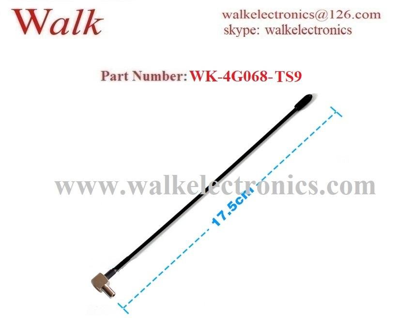 4G LTE antenna with TS9 Connector For Huawei ZTE modem flexible TS9 4g antenna  2
