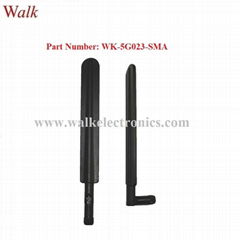 5 dbi high gain 5G rubber antenna 600-6000MHz SMA stubby antenna