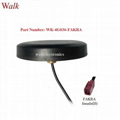 waterproof outdoor GSM 3g 4g lte Antenna, screw mount 4g antenna, FAKRA female