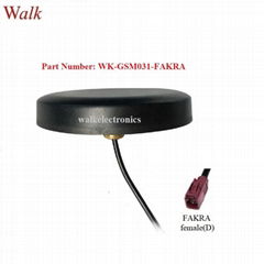 FAKRA female screw mount outdoor use high gain multi band 3g gsm antenna