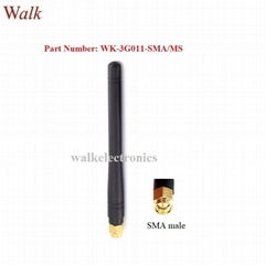 SMA male straight 115mm gsm 3g rubber antenna 2g 3g multi band stubby antenna