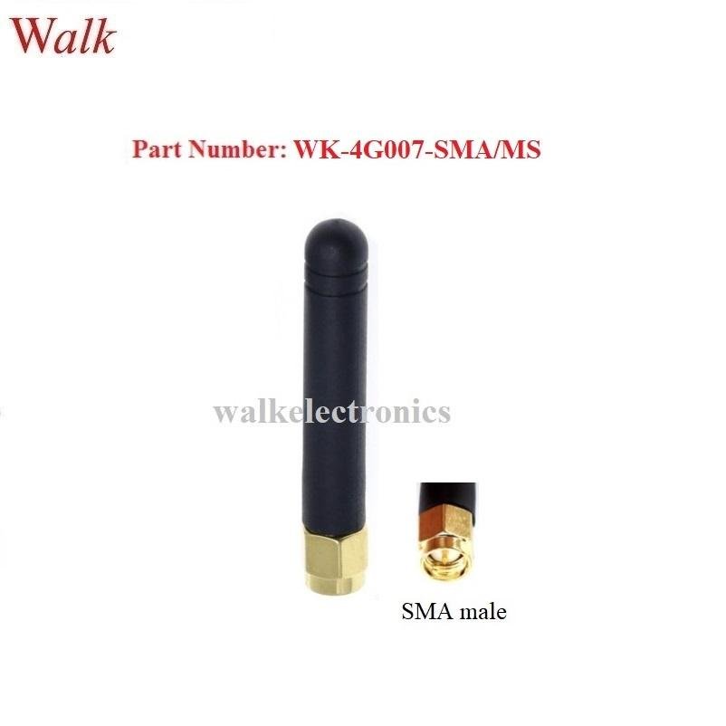 60mm length small size SMA male straight GSM 2g 3g 4G LTE sma stubby antenna 