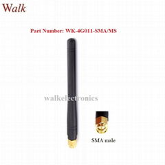 115mm SMA male straight 2g 3g 4G LTE rubber antenna LTE 4G stubby sma antenna