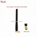 110mm high omni directional SMA male angle gsm 3g 4G LTE rubber sma antenna 