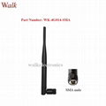 210mm high 5dbi gain high gain gsm 3g 4G LTE elbow SMA rubber stubby antenna 