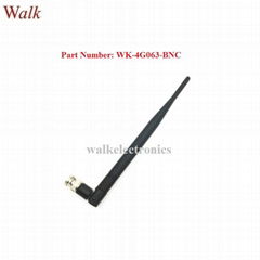 7dbi high gain 3g 4G LTE rubber antenna BNC male flexible lte 4g stubby aerial