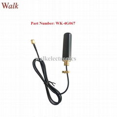 small size waterproof outdoor use screw mount GSM 3G 4g lte car rubber antenna