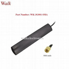 indoor use adhesive mount GSM 3G patch antenna with SMA SMB MCX MMCX connector 
