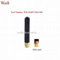 SMA male straight 50mm length gprs multi band small GSM 3G rubber antenna