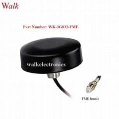 FME 47(dia)x14mm small size waterproof IP67 outdoor screw mount GSM 3g antenna