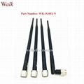 295mm 7.0dBi high gain N male 3G aerial foldable N male GSM 2g 3g rubber antenna