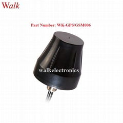 small size waterproof external screw mount gps gsm combo antenna