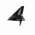 shark fin gps gsm fm am combination antenna screw mount car aerial 1