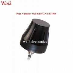 small size waterproof outdoor use screw mount GPS glonass gprs gsm combo antenna