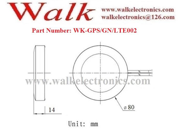 waterproof magnetic or adhesive mount high gain GPS glonass 4G LTE Combo antenna 2