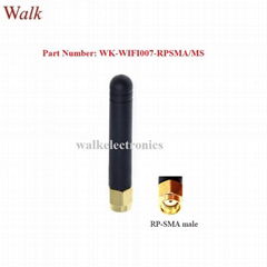 rp-sma male straight omni directional 50mm small size WiFi.4GHz Zigbee antenna