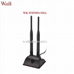 2 in 1 high gain magnetic mount 2.4GHz - 5.8GHz dual band WiFi antenna 