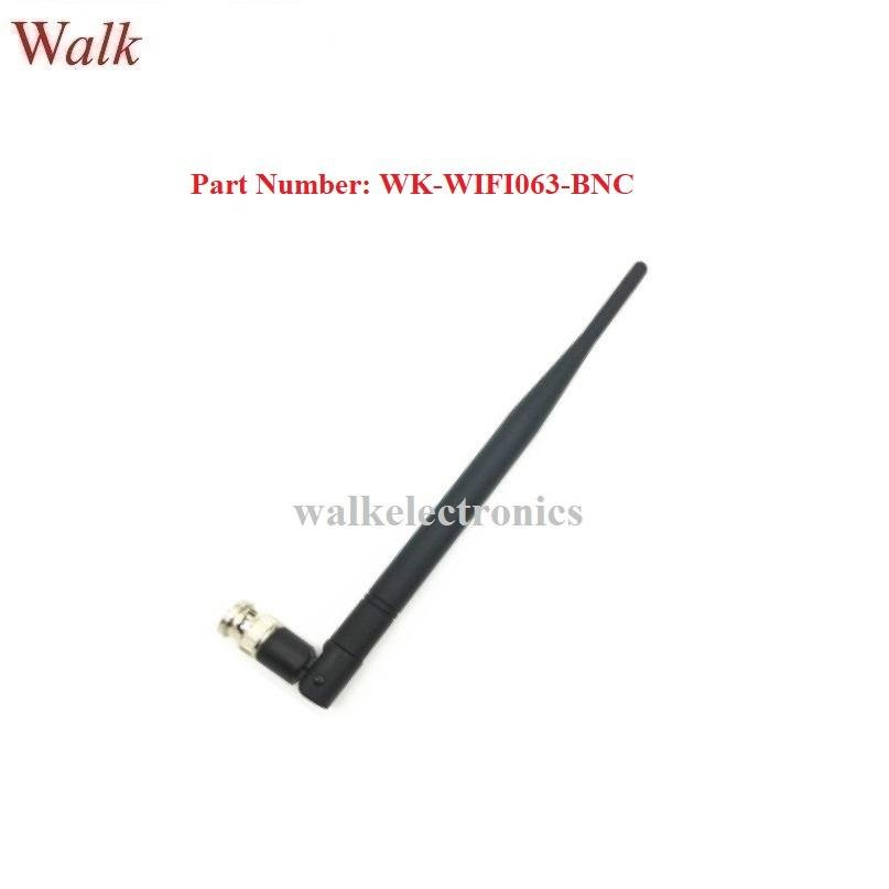 7.0dbi BNC male high gain foldable 2.4GHz wifi rubber stubby antenna