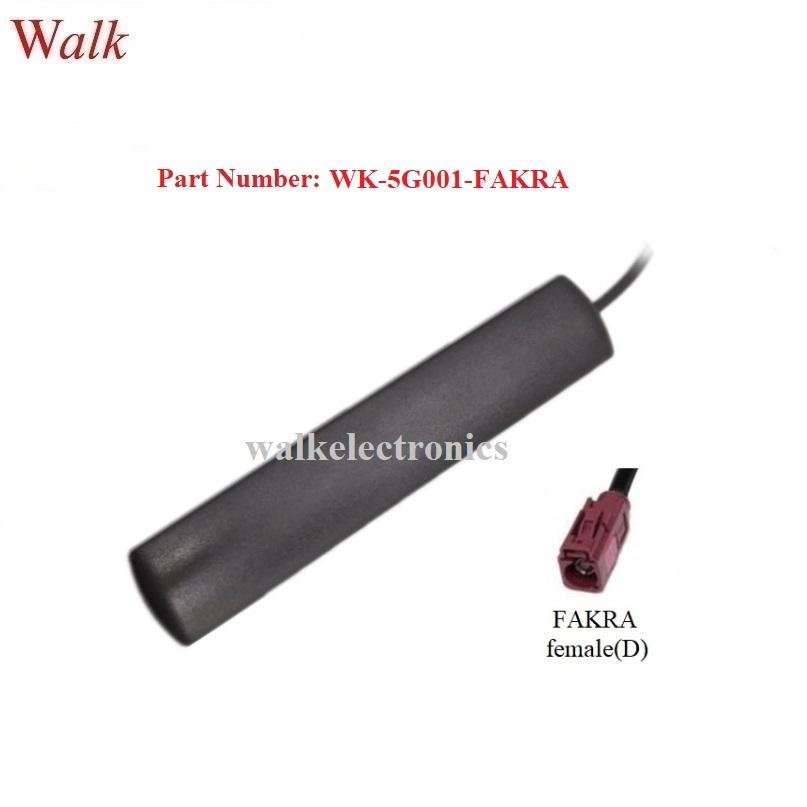 FAKRA female straight adhesive mount indoor high gain gsm 3g 4g lte 5g antenna