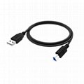 USB3.0 A to USB3.0 B printer cable high-speed square port data computer cable 1