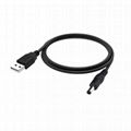 5.5x2.1mm usb to dc5.5 2.1mm adapter dc 5.5 power cord charging cable