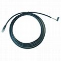 RJ45 8P8C to 8P3C extension adapter