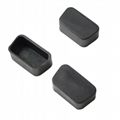 PE plastic VGA DB 9pin 15pin protect cover DB9 female rubber dust cap