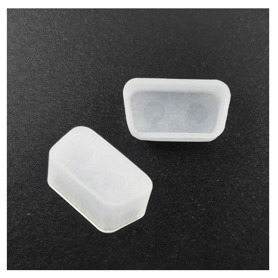 PE plastic VGA DB 9pin 15pin protect cover DB9 female rubber dust cap 3