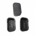 PE plastic VGA DB 9pin protector DB9 protect cover DB9 male rubber dust cap 1